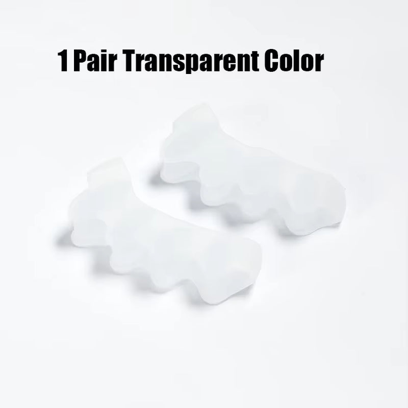 Silicone Toe Separators Correcting Bunions and Restoring Toes Toe Spreaders Toe Straightener for Overlapping Toes Foot Care Tool