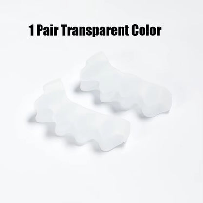 Silicone Toe Separators Correcting Bunions and Restoring Toes Toe Spreaders Toe Straightener for Overlapping Toes Foot Care Tool